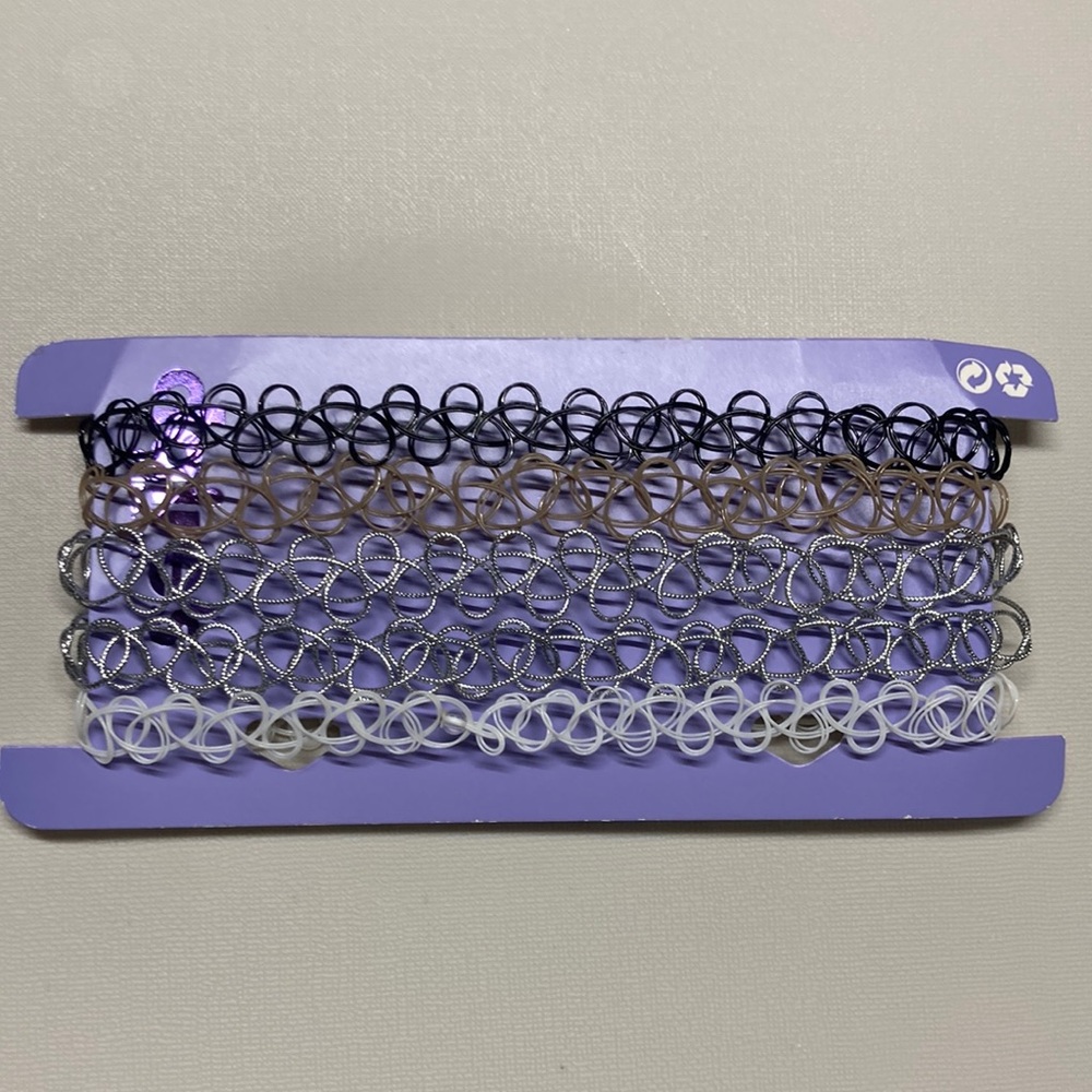 Y2K Claire’s Choker Necklace 4-pack